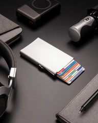 Porte-cartes aluminium anti-RFID à personnaliser - 12