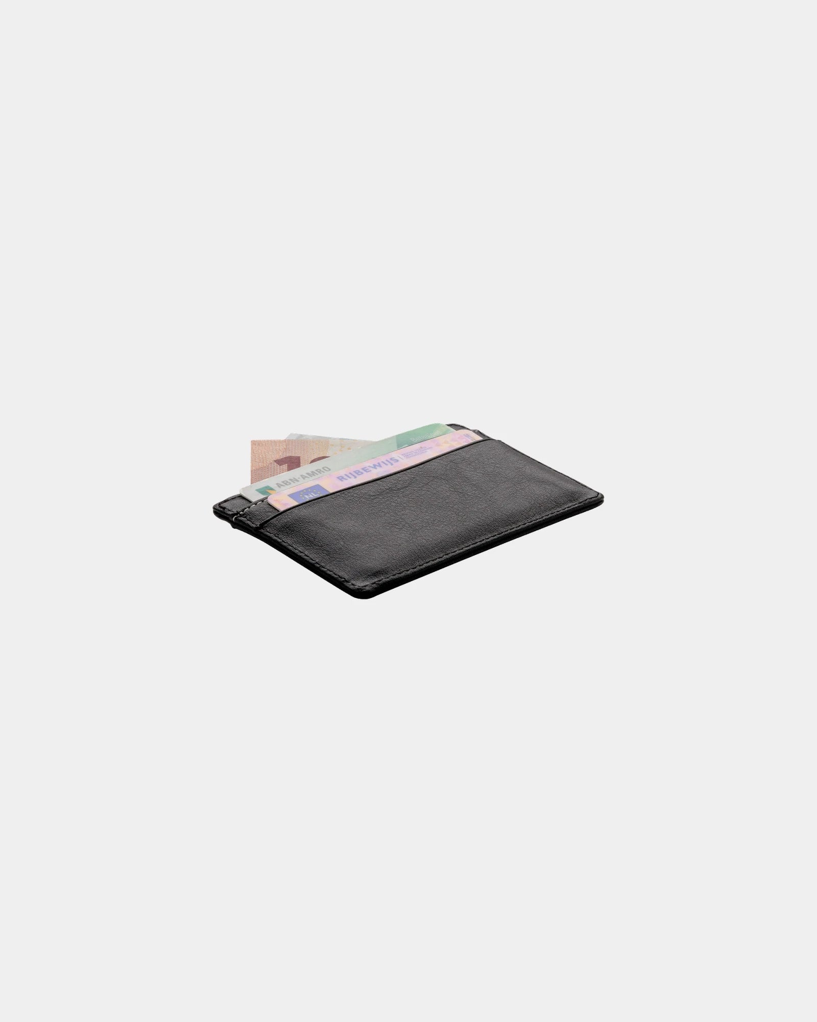 Porte-cartes PU noir à personnaliser