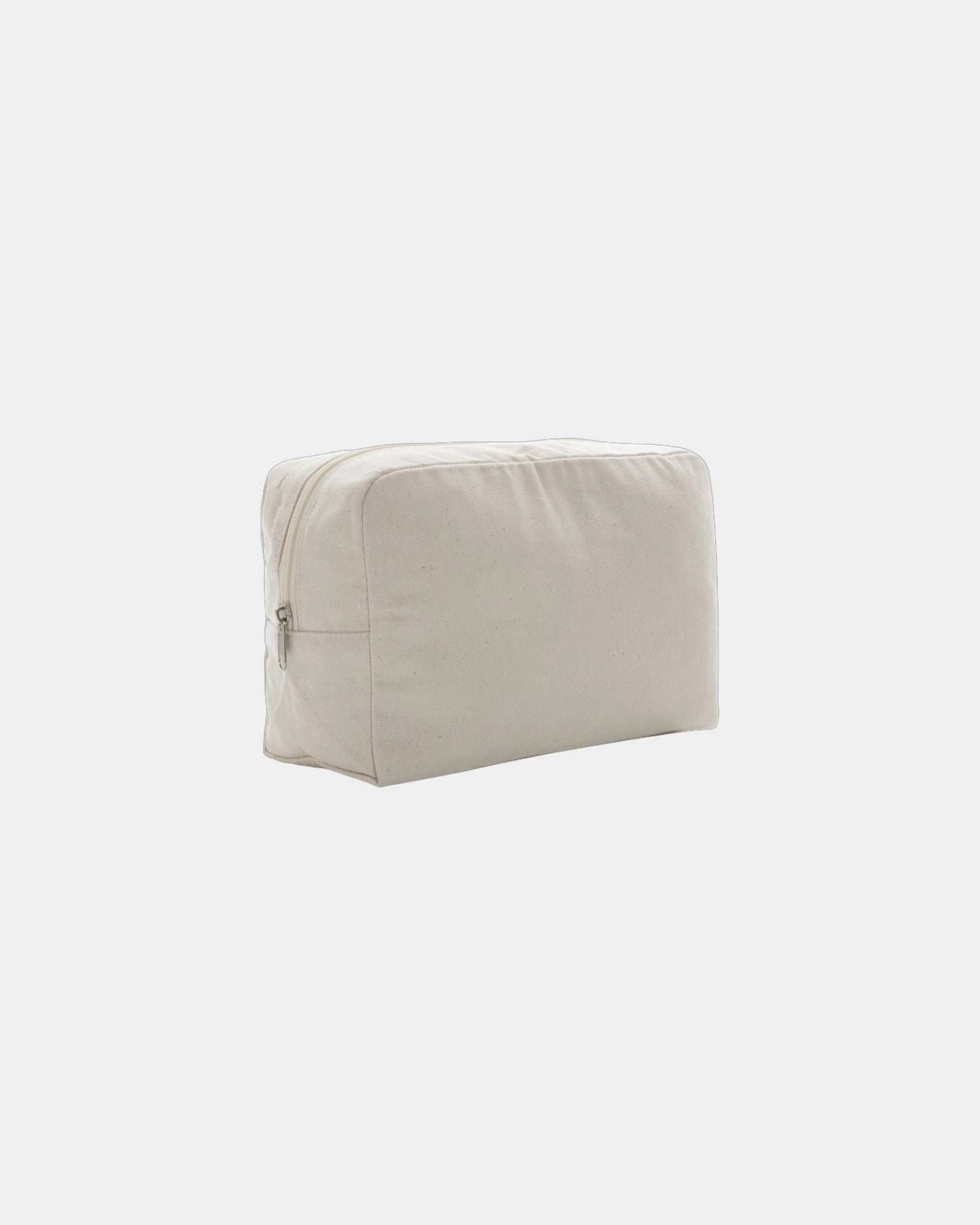 Trousse de toilette toile recyclée Aware™ à personnaliser - Blanc Cassé