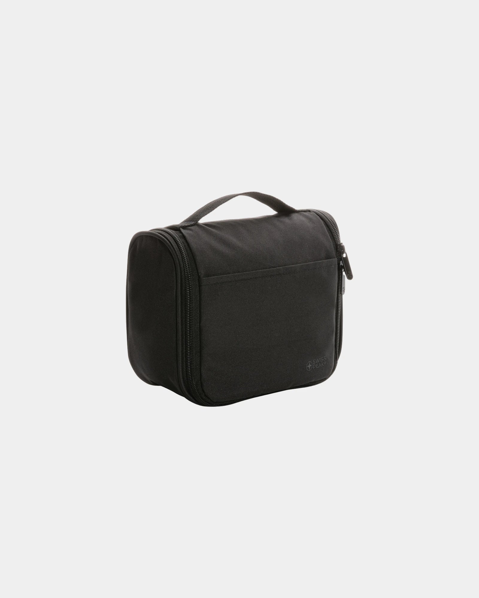 Trousse de toilette recyclée AWARE™ à personnaliser - Noir