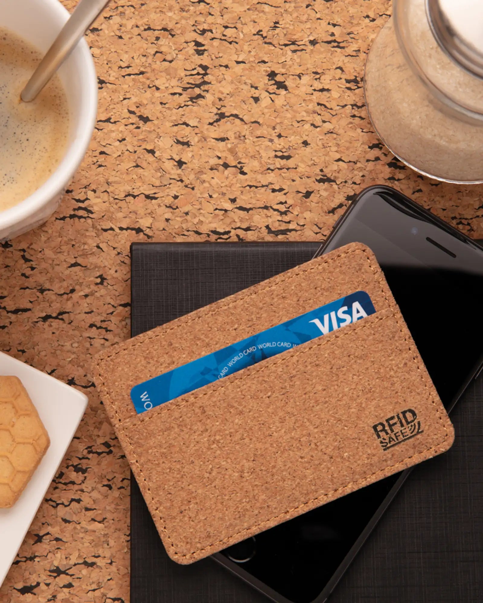 Porte-cartes liège anti RFID à personnaliser - 9