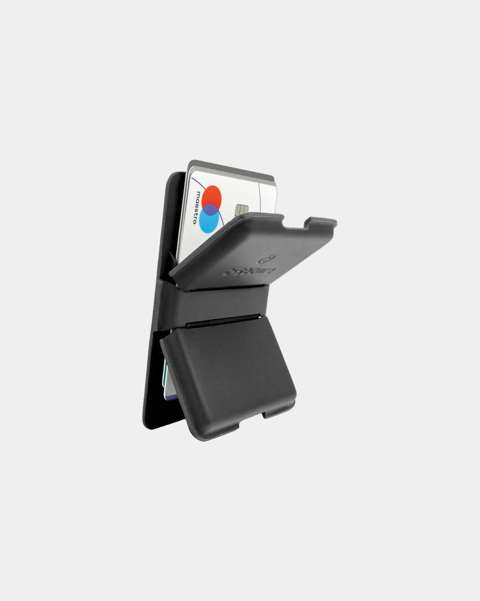 Portefeuille PU noir à personnaliser - Noir