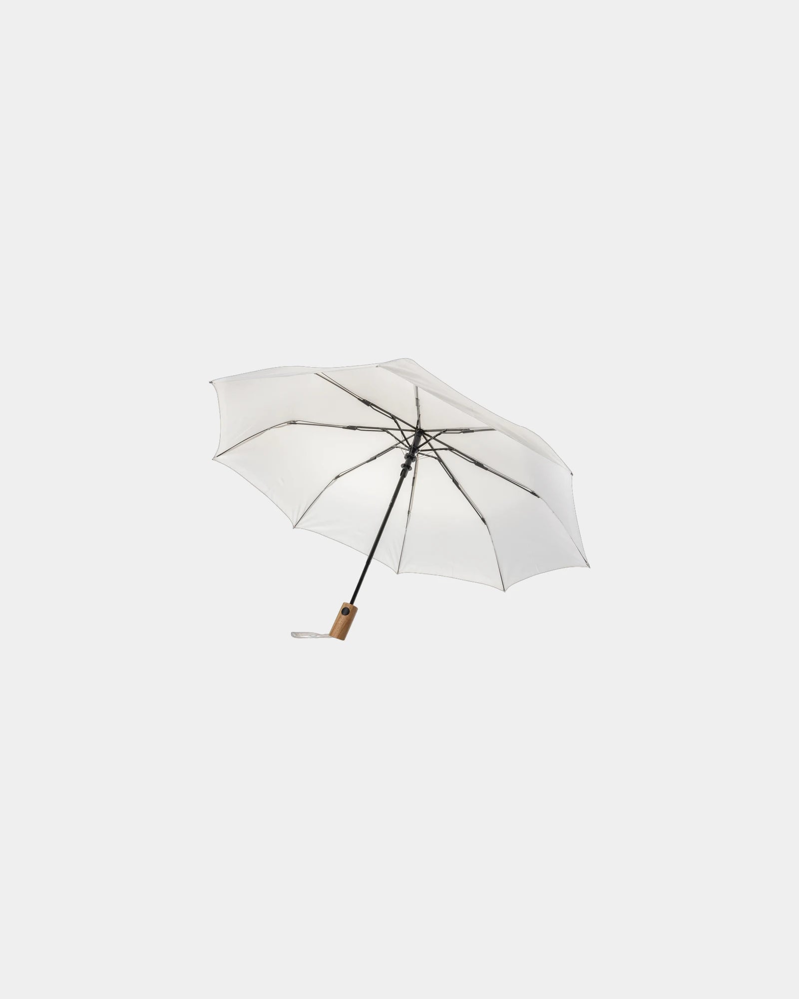 Parapluie pliable rPET Kaycey 21" à personnaliser - Beige