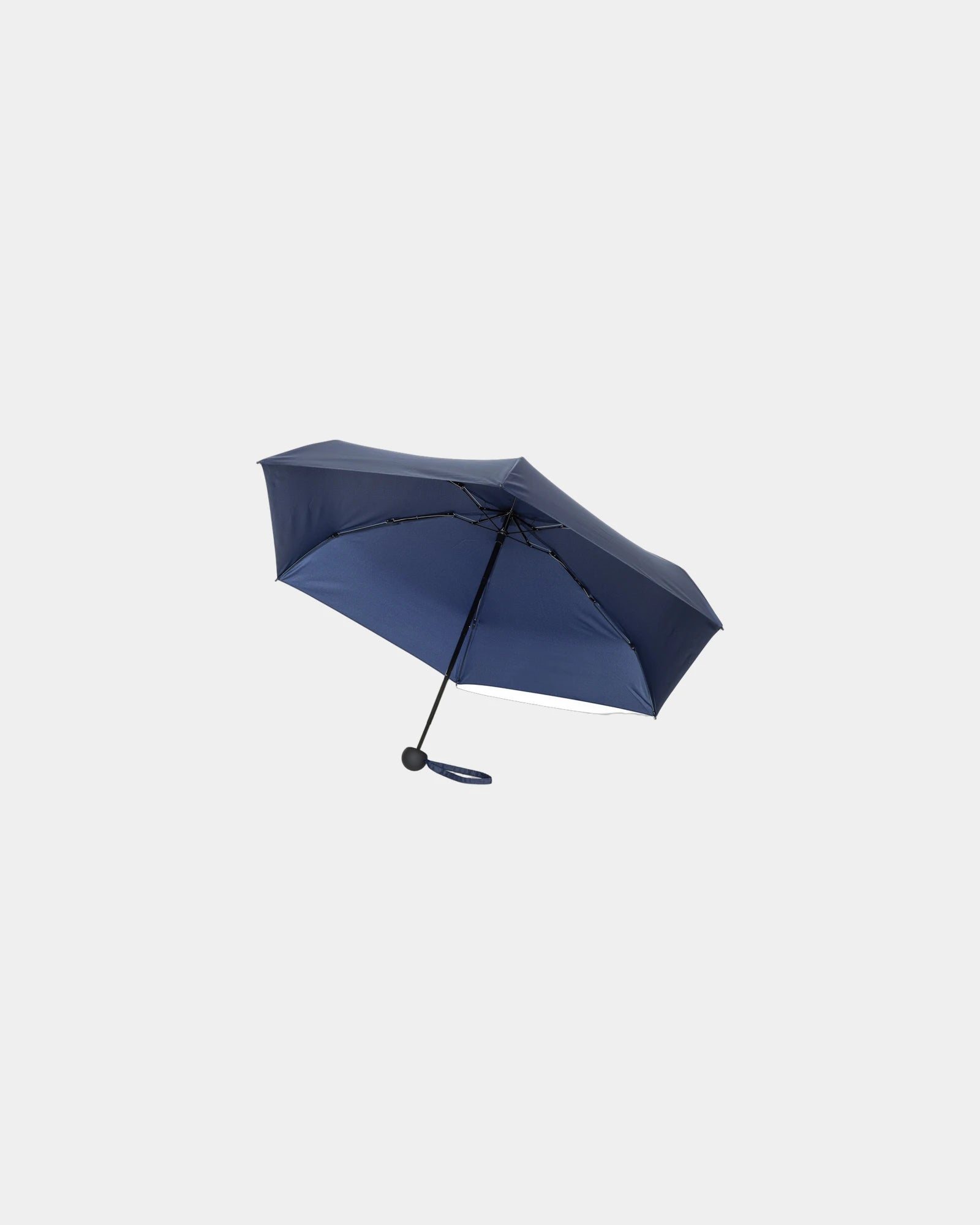 Parapluie pliable rPET Aware™ 19,5 pouces à personnaliser - Bleu Marine