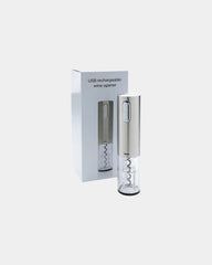 Tire-bouchon électrique inox à personnaliser