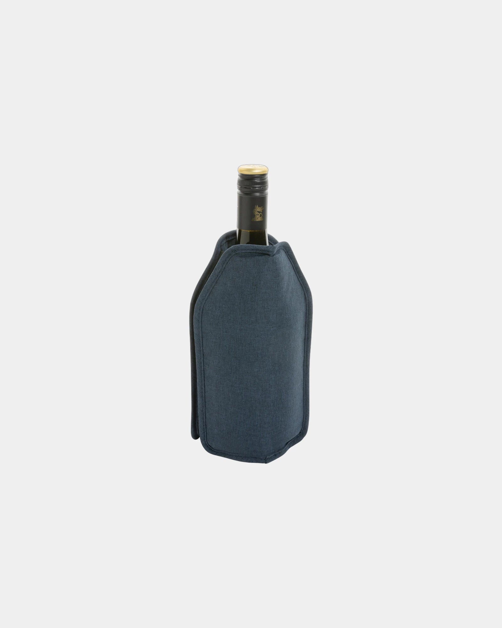 Housse réfrigérante à vin en rPET AWARE™ à personnaliser - Bleu Marine