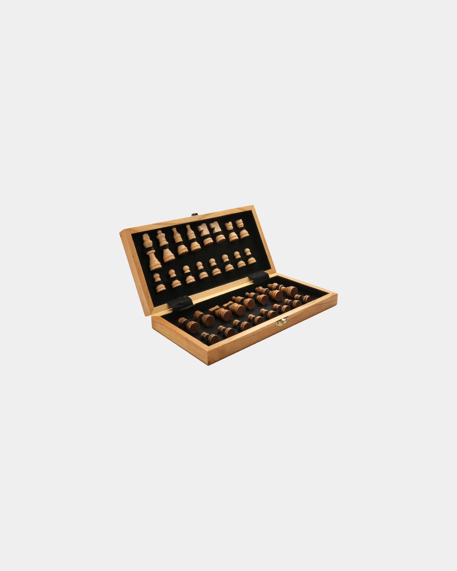 Jeu d'échecs pliable en bois à personnaliser