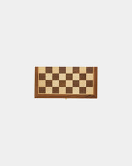 Jeu d'échecs pliable en bois à personnaliser