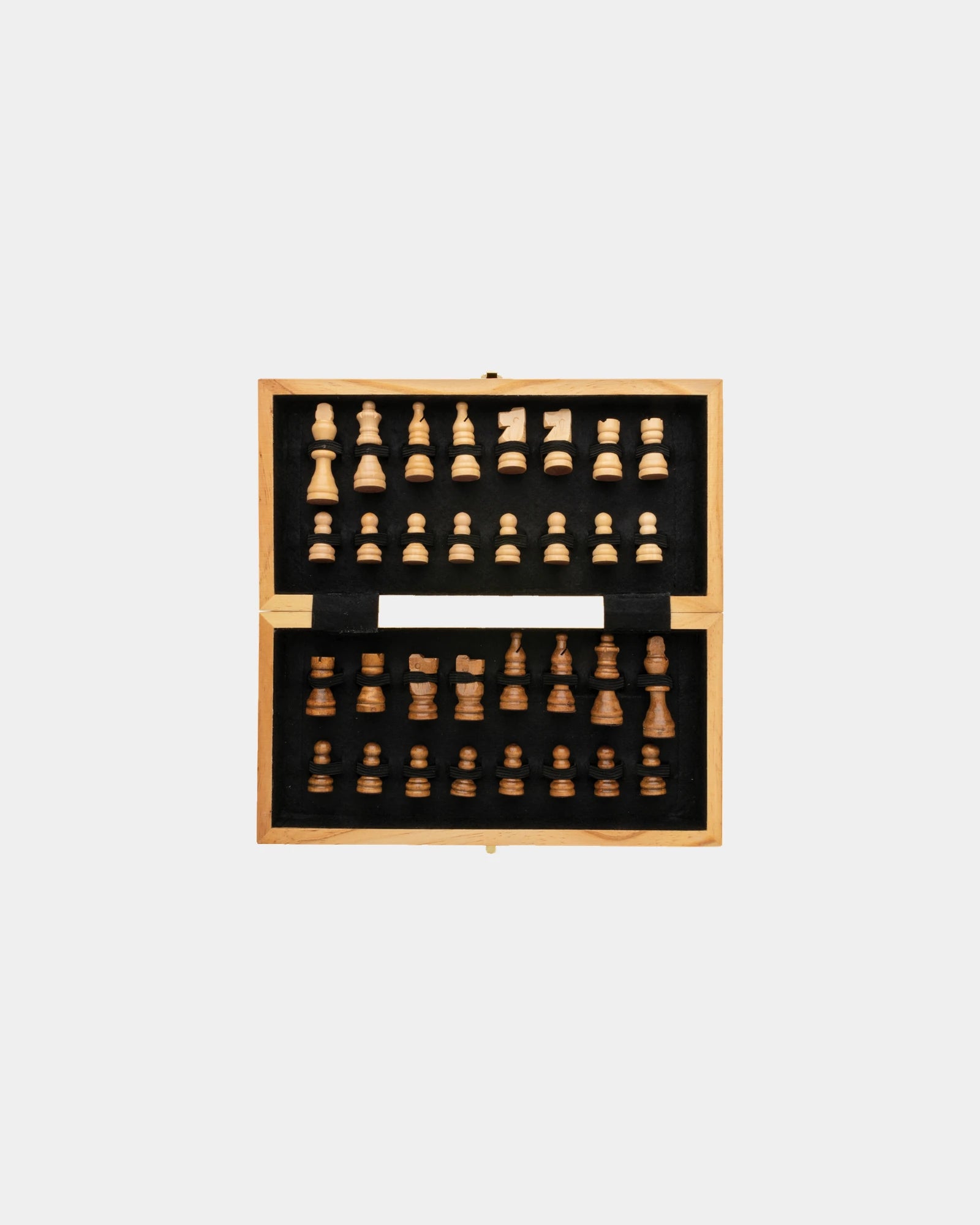 Jeu d'échecs pliable en bois à personnaliser