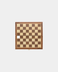 Jeu d'échecs pliable en bois à personnaliser