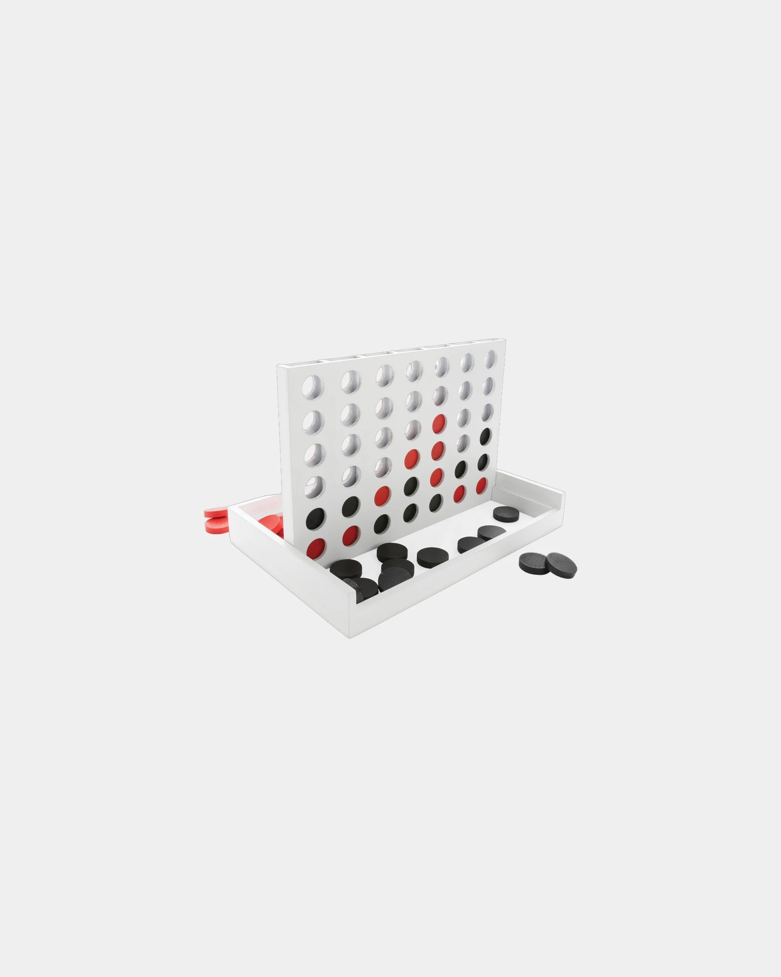 Jeu de Puissance 4 en bois à personnaliser - Blanc