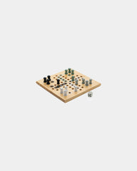 Jeu de ludo en bois à personnaliser - Marron