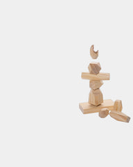 Pierres d'équilibre en bois à personnaliser - 1