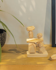 Pierres d'équilibre en bois à personnaliser - 6