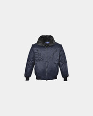 Blouson pilote 4 en 1 à personnaliser - Bleu Marine