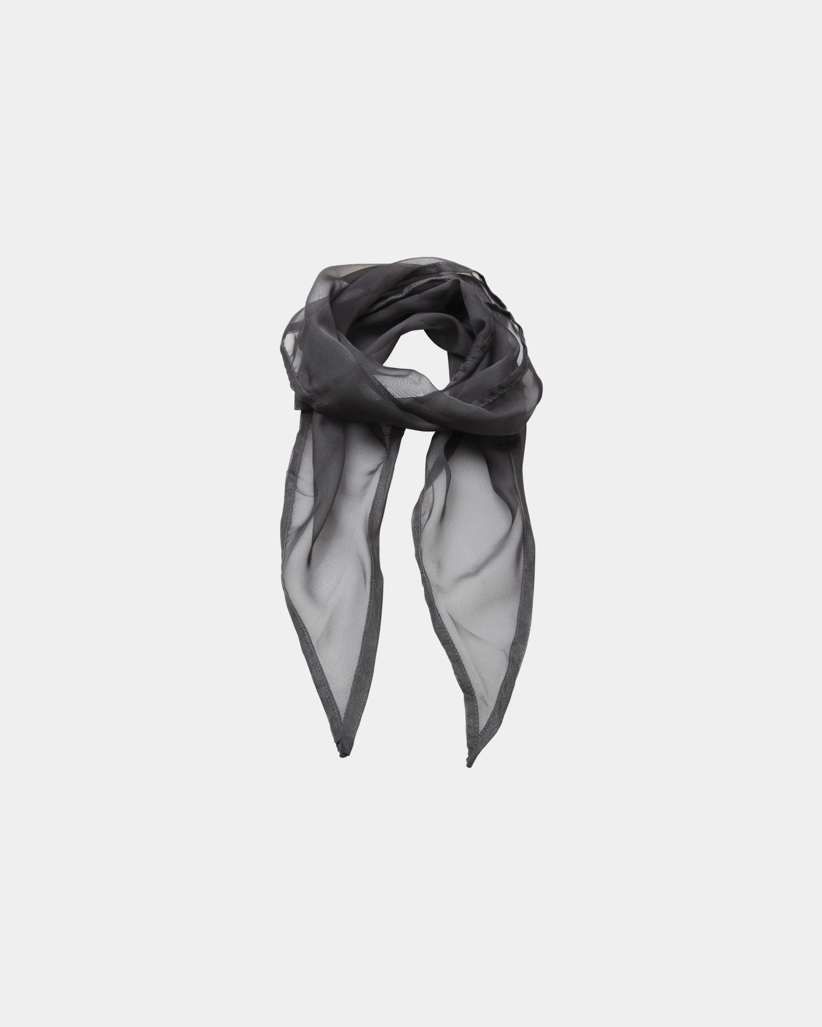 Foulard mousseline polyester femme à personnaliser - Dark Grey