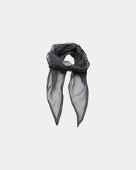 Foulard mousseline polyester femme à personnaliser - Dark Grey