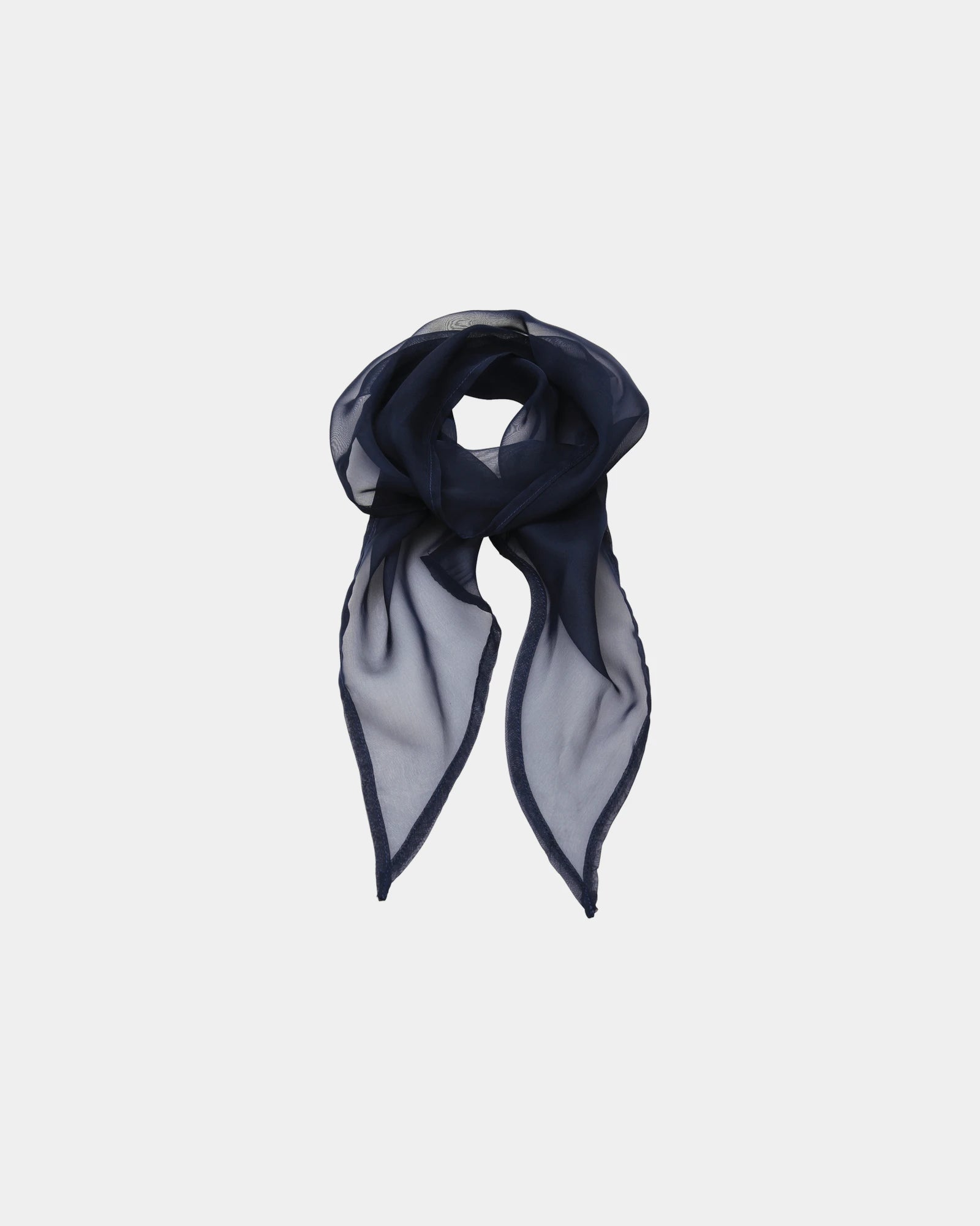 Foulard mousseline polyester femme à personnaliser - Navy