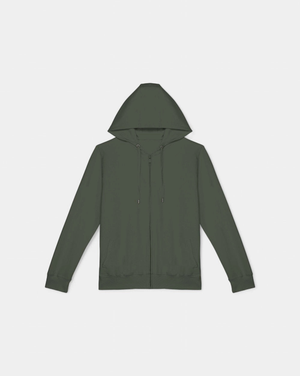 Sweat-shirt zippé à capuche Made in Europe à personnaliser - 9