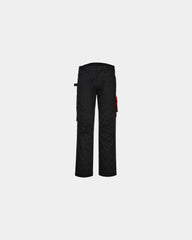 Pantalon de service PW2 à personnaliser - Noir-Rouge