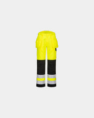 Pantalon haute visibilité PW2 à personnaliser - Jaune-Noir