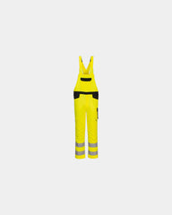Cotte à bretelles haute visibilité PW2 à personnaliser - Jaune-Noir