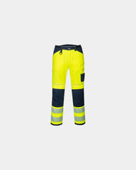 Pantalon de travail haute visibilité PW3 à personnaliser - Jaune-Bleu Marine