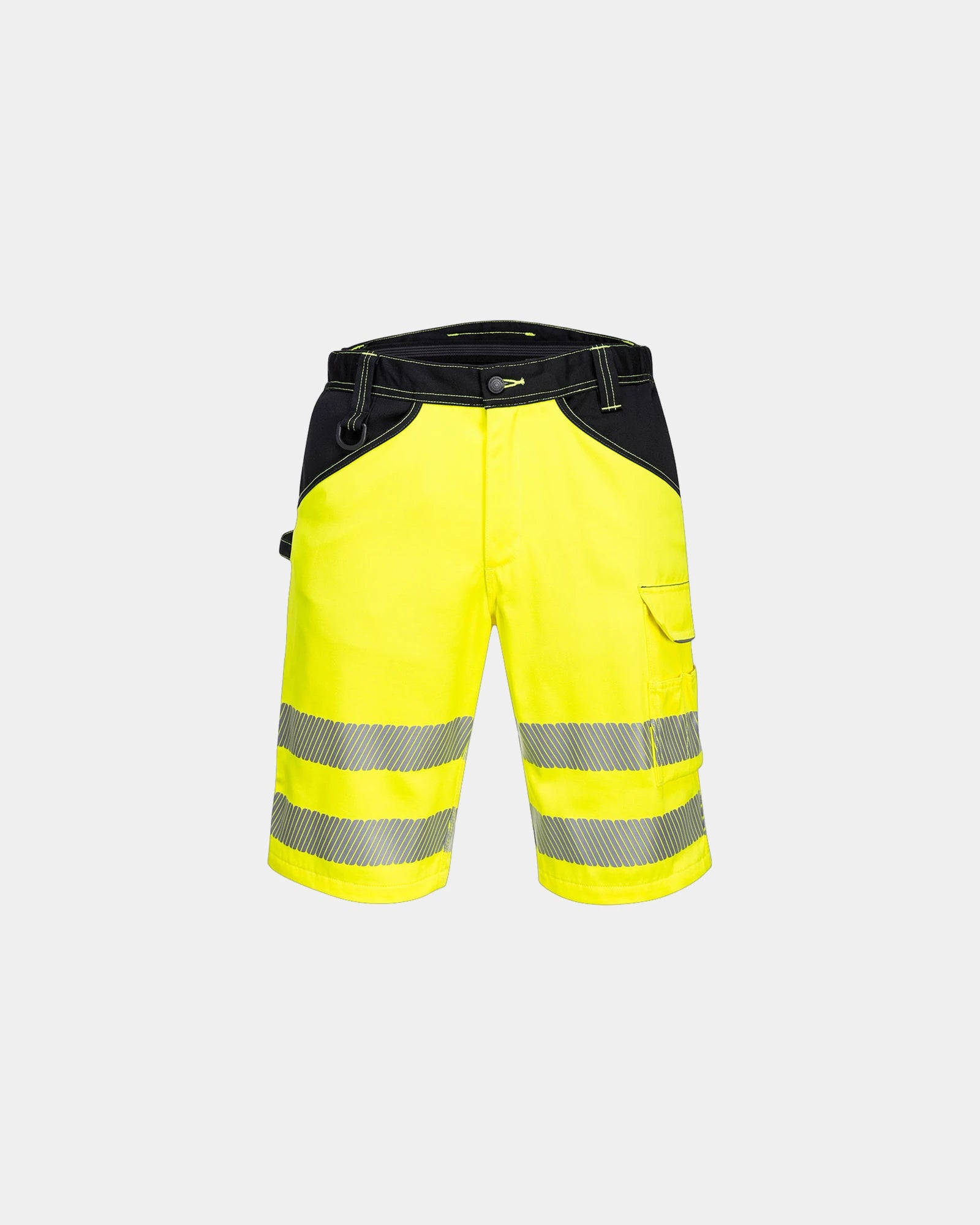 Bermuda PW3 Hi-Vis à personnaliser - Jaune-Noir
