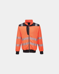 Sweatshirt haute visibilité à personnaliser - Orange