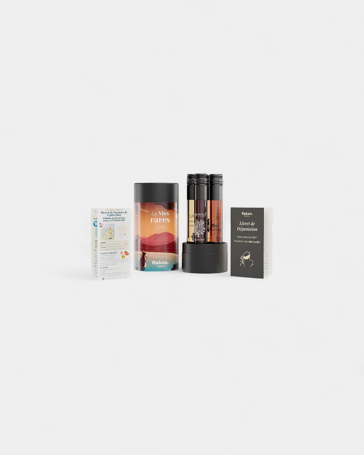 Coffret dégustation 4 flacons de vin à personnaliser - 19