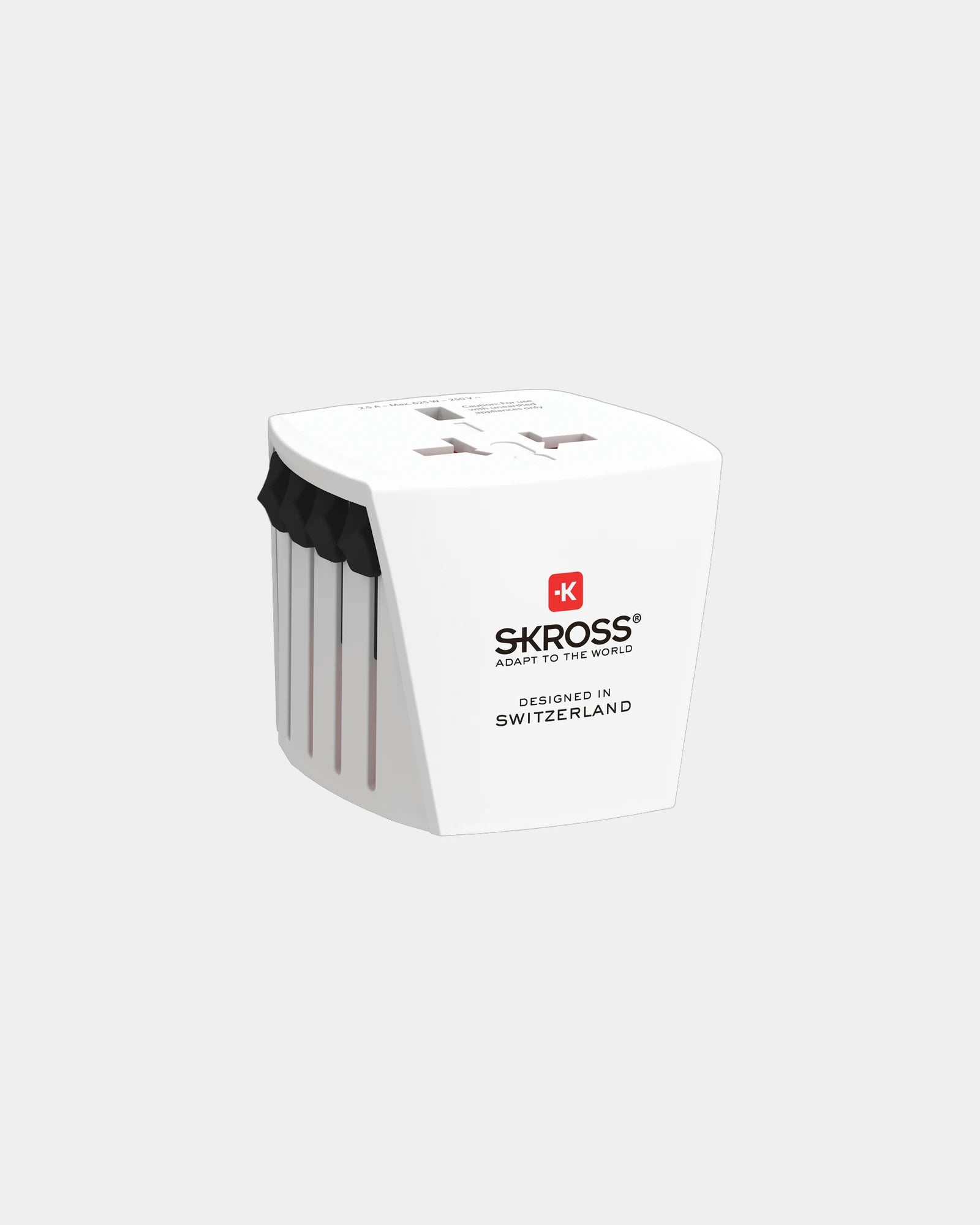 Adaptateur de voyage PC Skross MUV Micro à personnaliser - Blanc