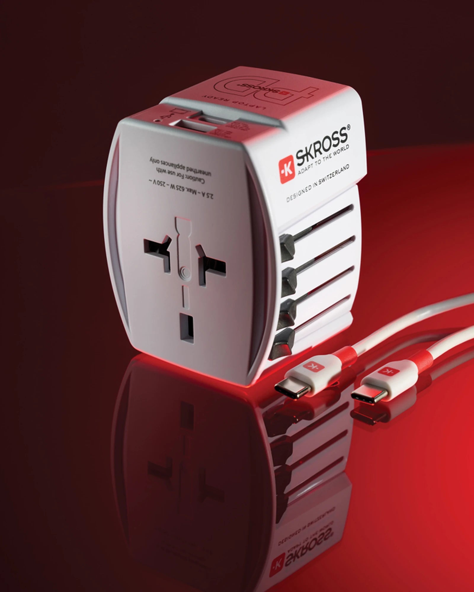 Adaptateur de voyage universel Skross MUV 65W à personnaliser - 9