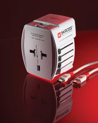 Adaptateur de voyage universel Skross MUV 65W à personnaliser - 9
