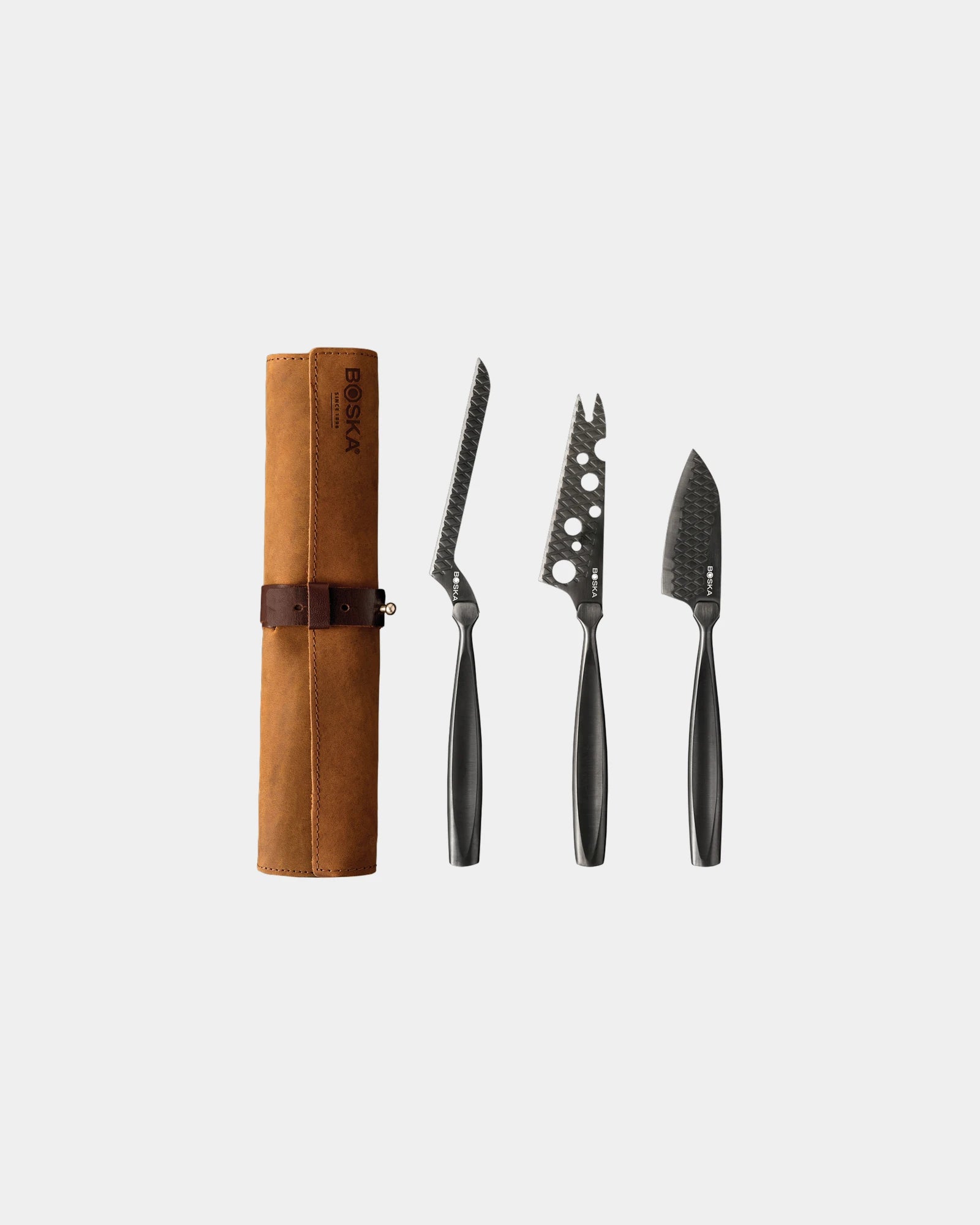 Set couteaux à fromage inox Boska Monaco+ à personnaliser - Noir