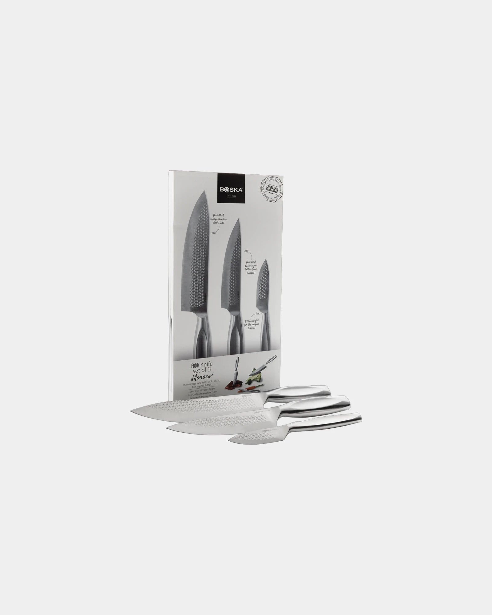 Set de 3 couteaux de cuisine Boska Monaco+ à personnaliser - 1