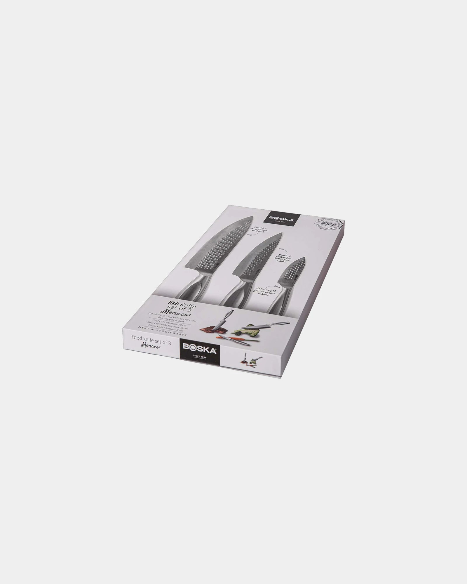 Set de 3 couteaux de cuisine Boska Monaco+ à personnaliser - 3