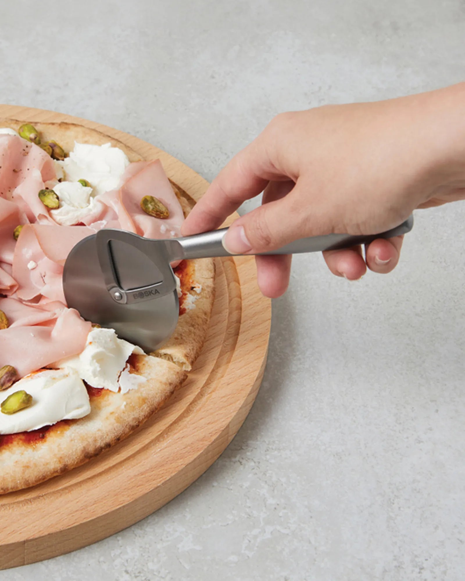Coupe-pizza acier inoxydable Boska à personnaliser - 7