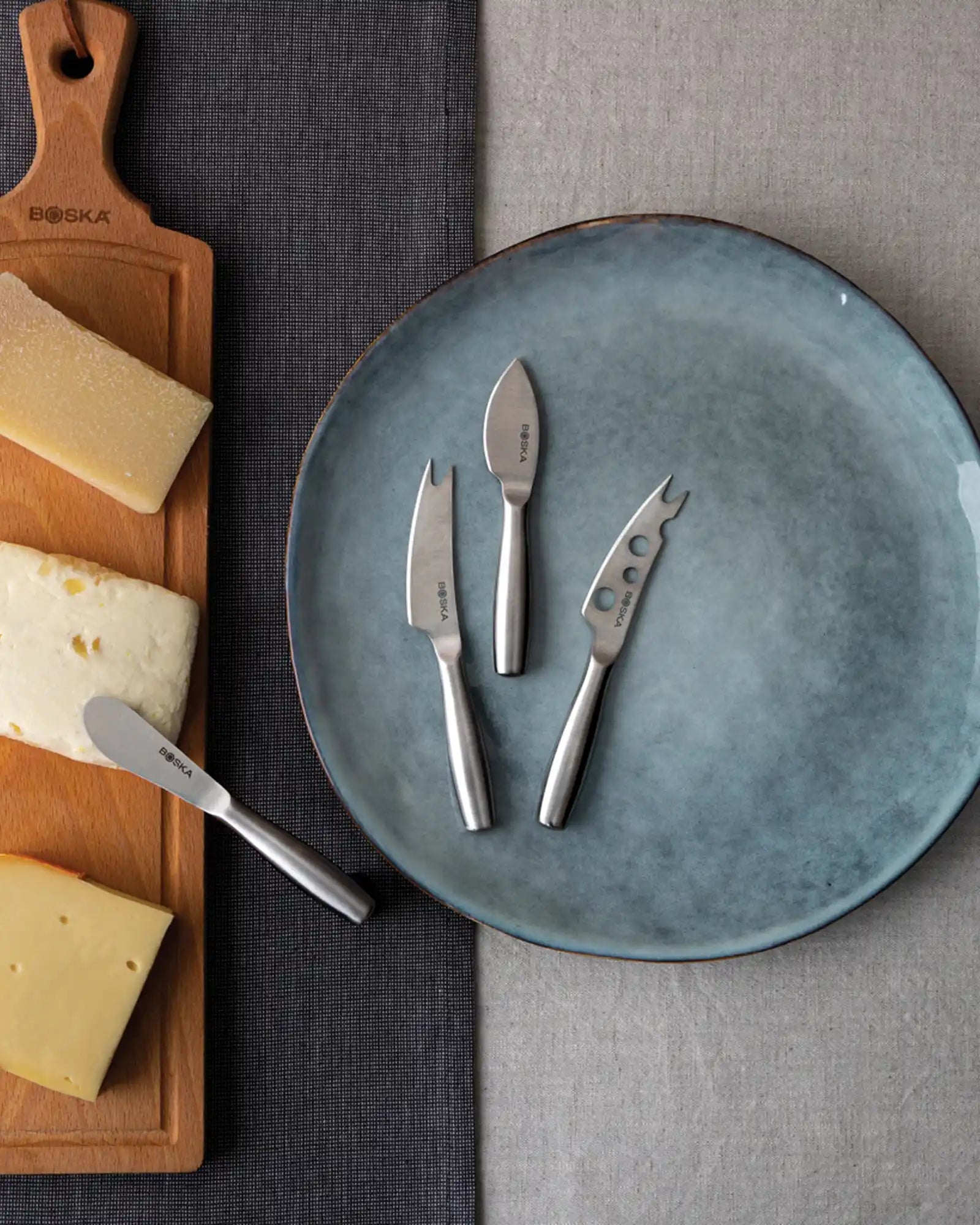 Set de couteaux à fromage Boska Mini Copenhagen à personnaliser - 6