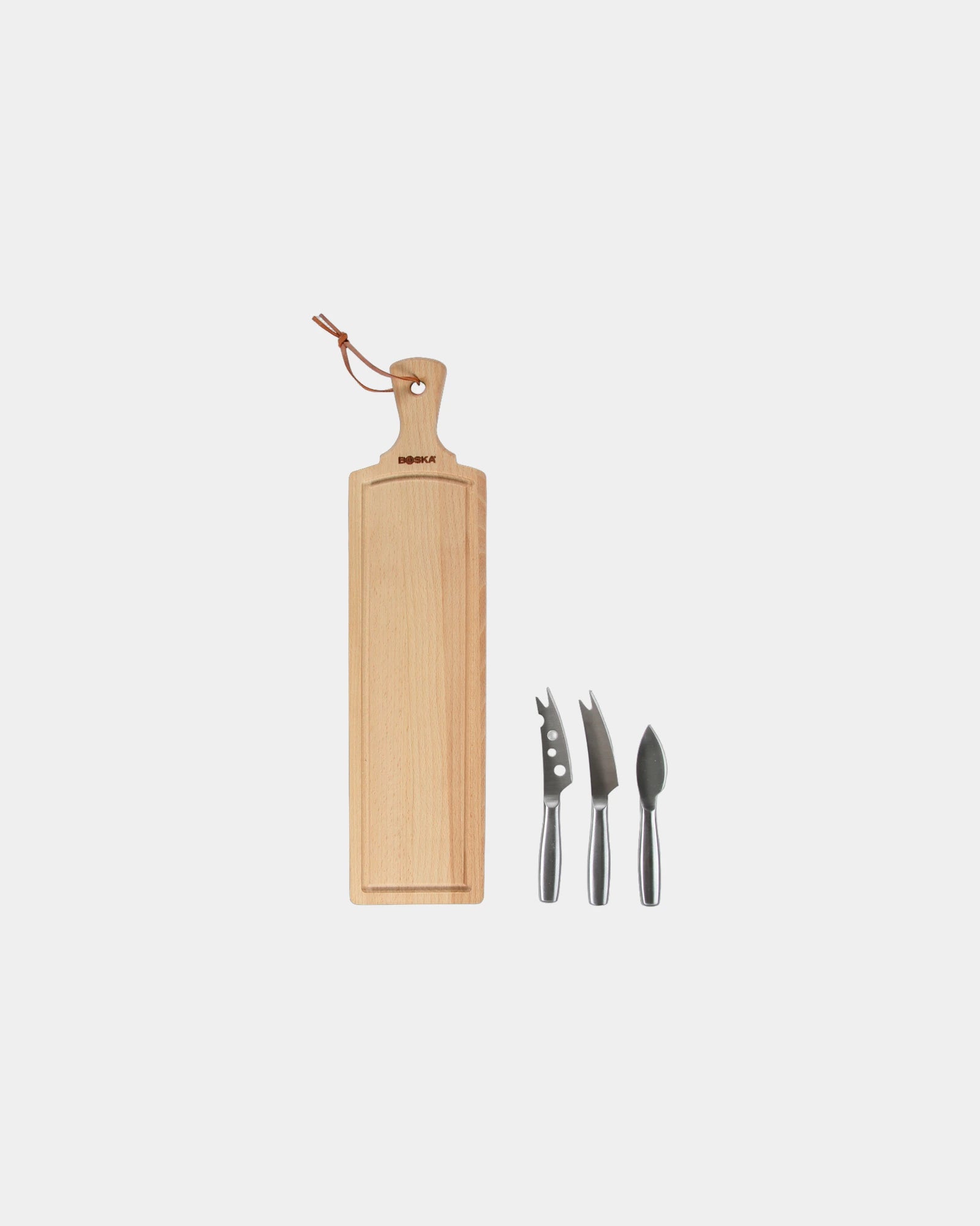 Set fromage en bois Boska Amigo à personnaliser - Marron