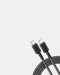 Câble USB-C vers USB-C Anker 1,8 mètre à personnaliser - Gris