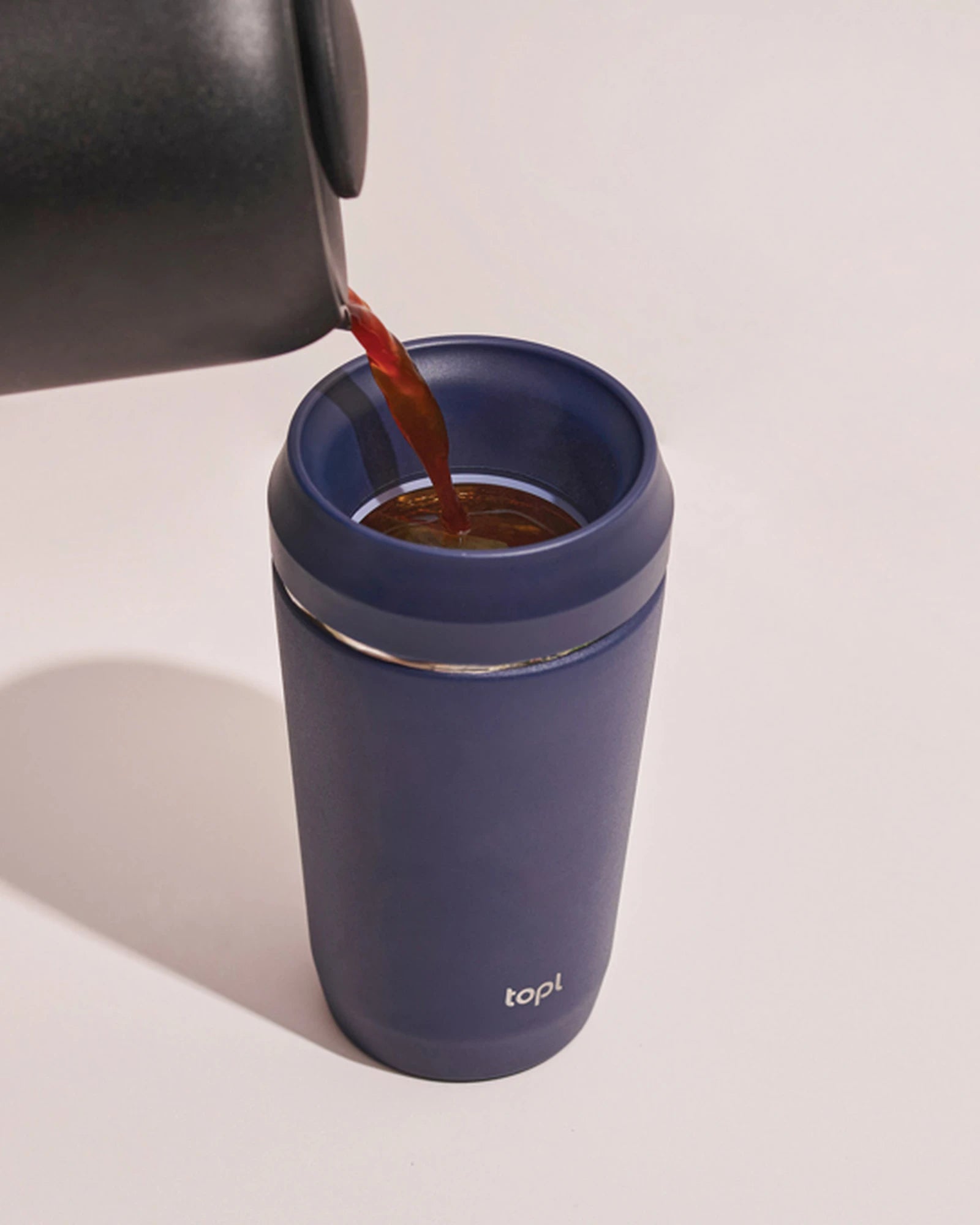 Mug 354 ml avec couvercle 360 en acier recyclé à personnaliser - 12