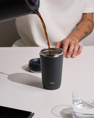 Mug 354 ml avec couvercle 360 en acier recyclé à personnaliser - 4