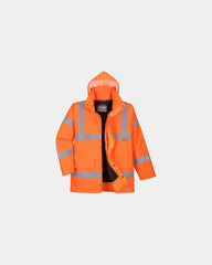 Parka imperméable orange à personnaliser - Orange