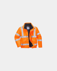 Blouson imperméable Hi-Vis GO/RT à personnaliser - Orange