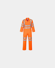 Combinaison Hi-Vis poly-coton à personnaliser - Orange