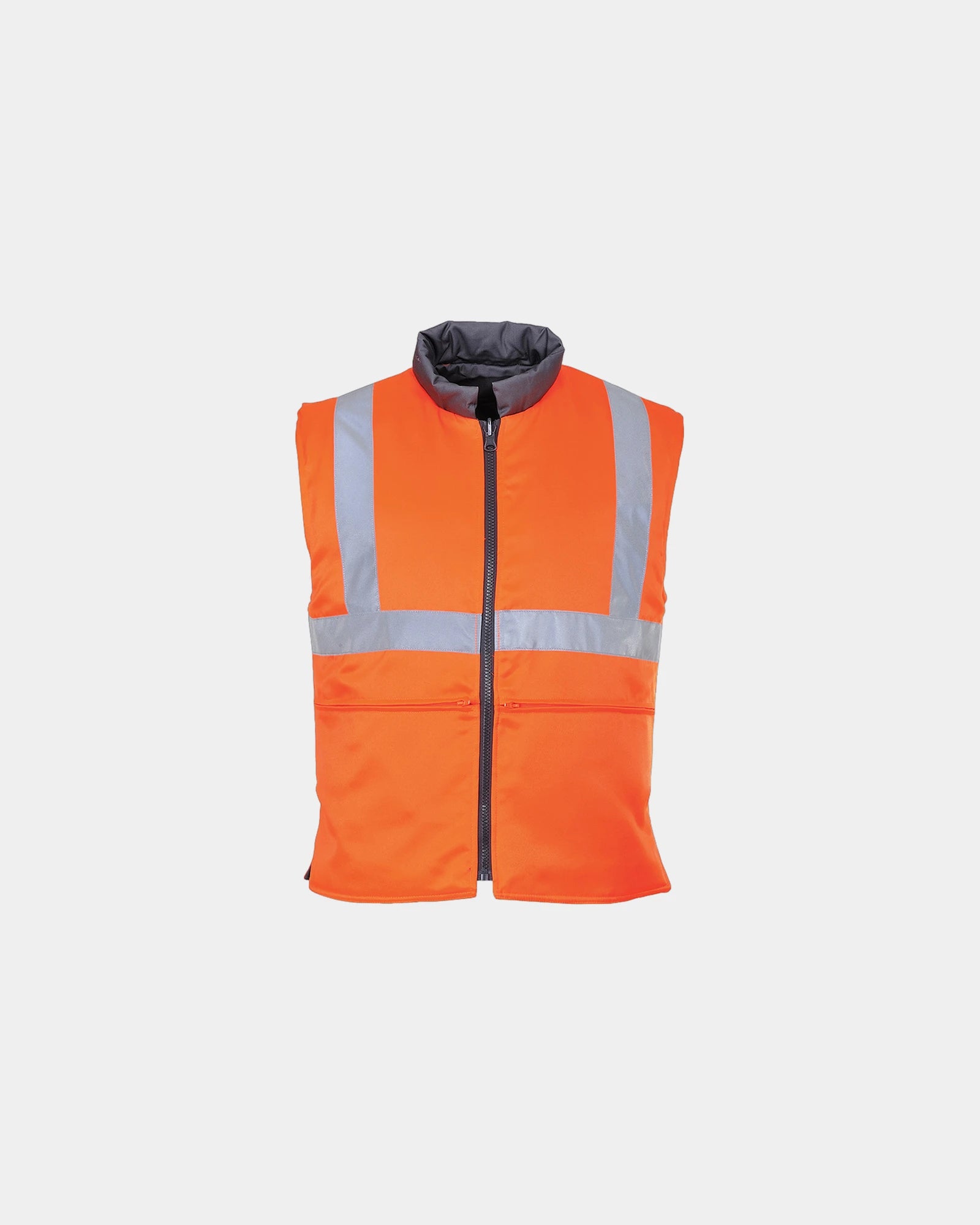 Gilet de froid réversible à personnaliser - Orange