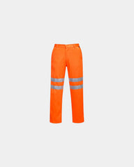 Pantalon poly-coton Hi-Vis à personnaliser - Orange