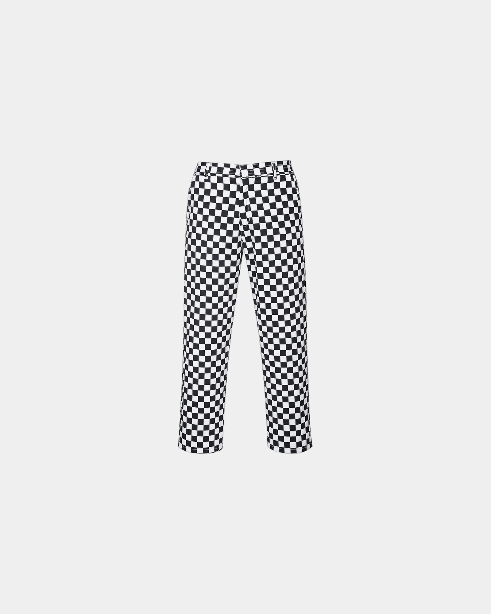 Pantalon de cuisine Harrow à personnaliser - Damier Noir-Blanc
