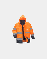 Parka haute visibilité 3 en 1 à personnaliser - Orange