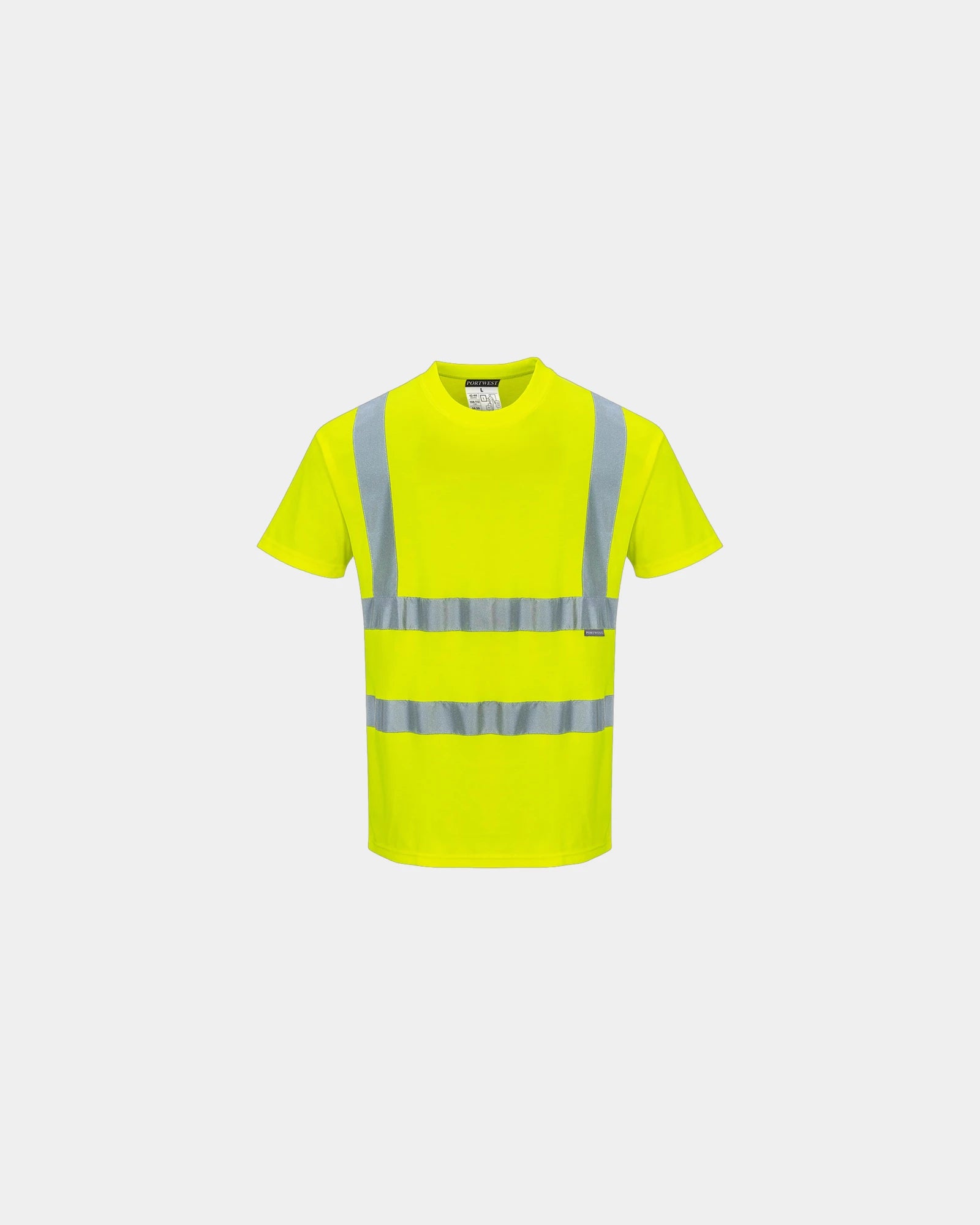 T-shirt Hi-vis MC à personnaliser - Jaune